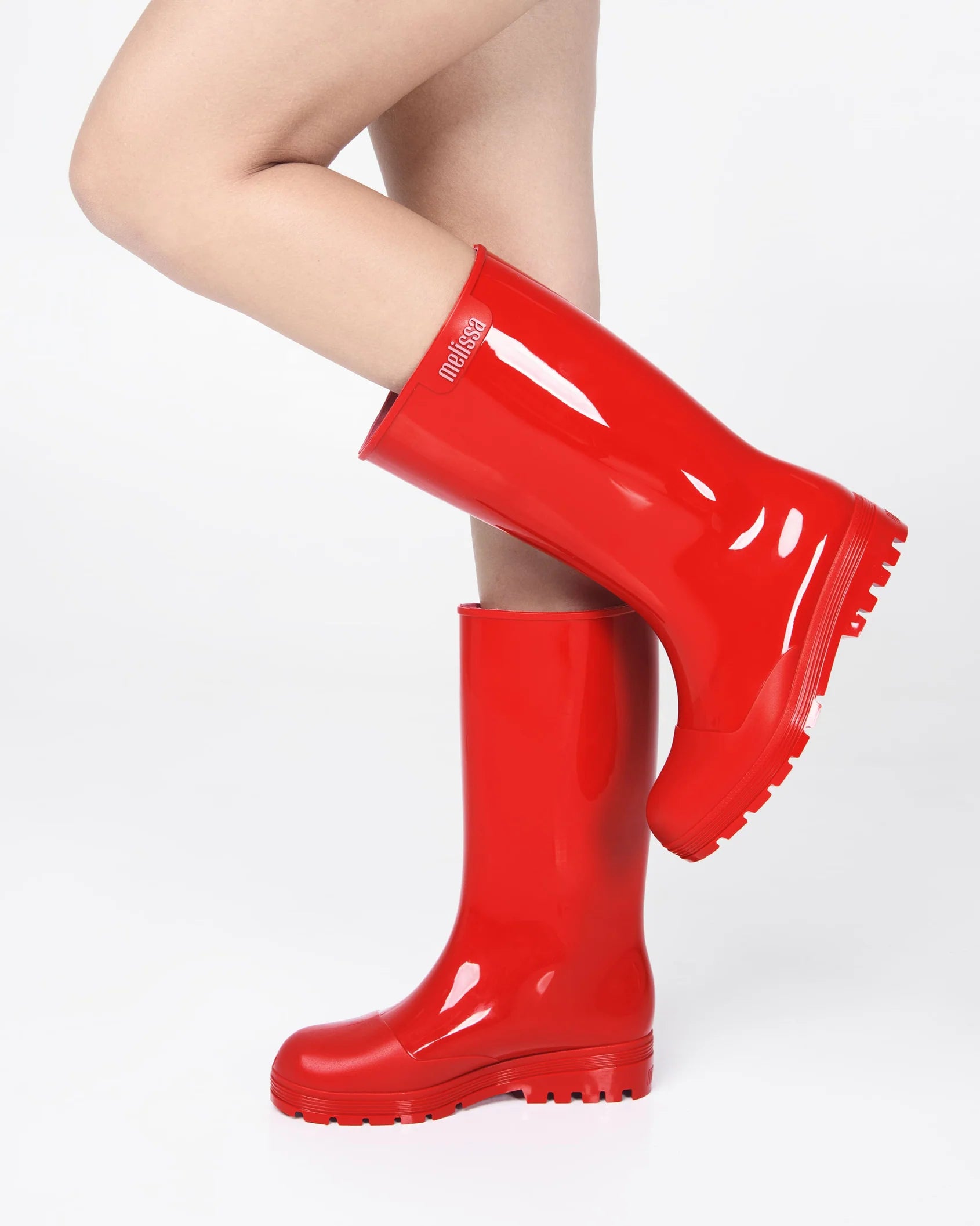 Welly rouge portées