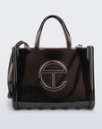 Melissa Medium Jelly Shopper Bag + Telfar - Clear Black