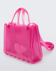 Melissa Medium Jelly Shopper Bag + Telfar - Clear Pink