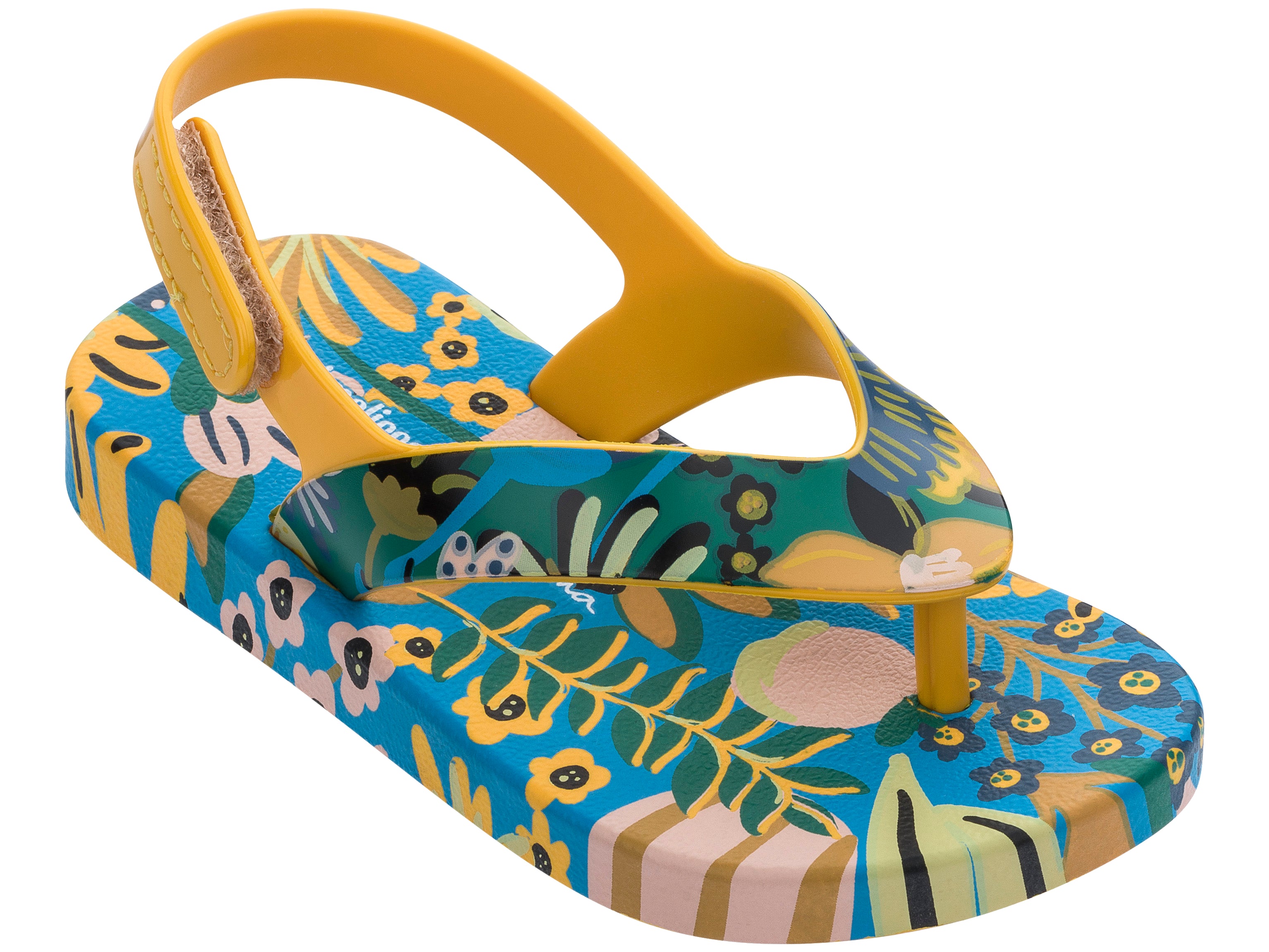 is genoeg nietig knelpunt Mini Melissa Ipanema Baby Sandal - Blue/Yellow – Melissa Shoes France