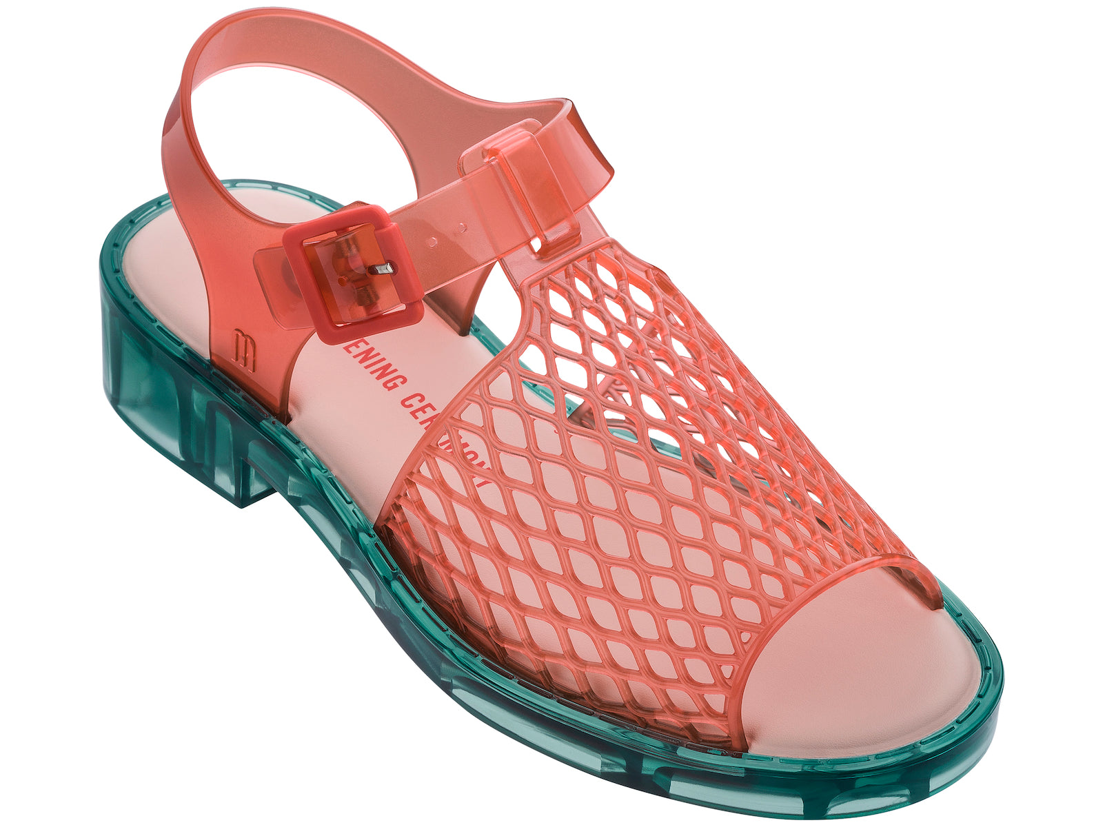 Hatch Melissa + Opening Ceremony Sandal - Green/Red