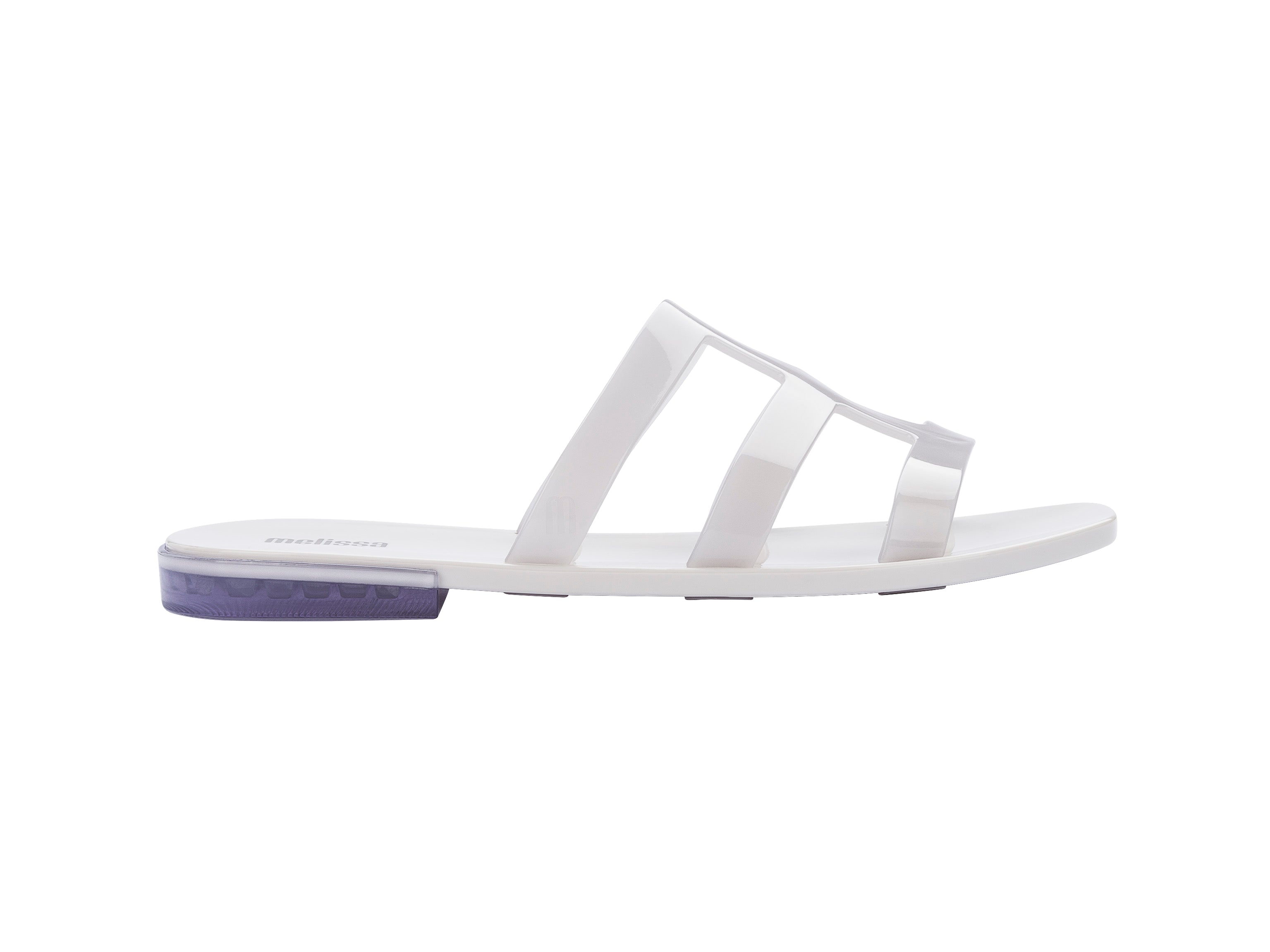 Caribe Slide Sandal - White