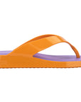 Melissa Brave Flip Flop - Orange/ Lilas