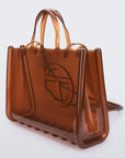 Melissa Large Jelly Shopper Bag + Telfar - Clear Brown