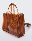 Melissa Medium Jelly Shopper Bag + Telfar - Clear Brown