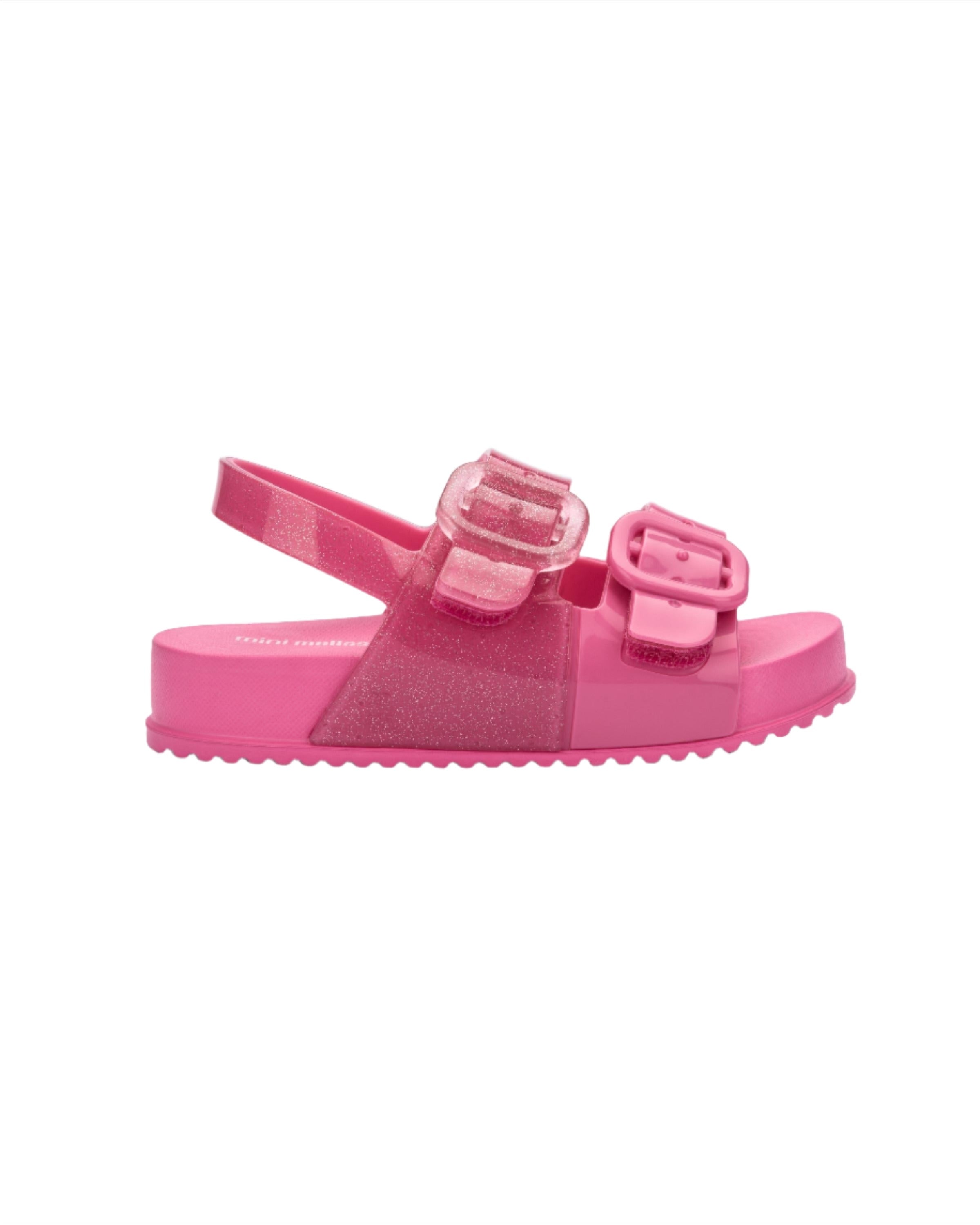Sandalo Mini Melissa Cozy - Rosa/Glitter