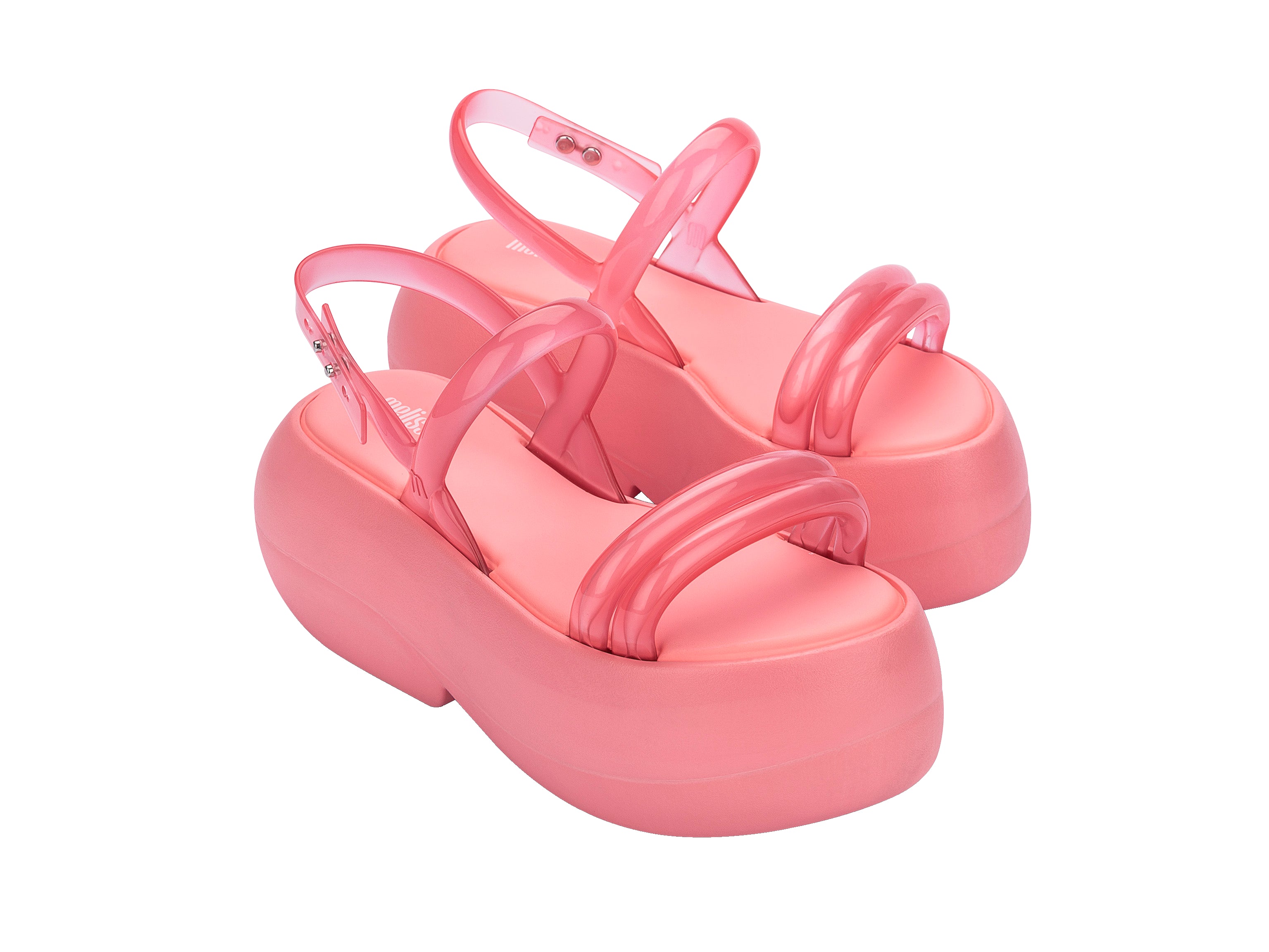 Sandalo con piattaforma Airbubble - Rosa
