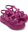 sandale à plateforme végane - melissa chaussures